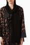 Chiffon Embroidered Abaya Offers a Stylish Look with Its Comfortable Structure and Open Front Design - 4
