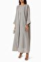 Stylish Embroidered Abaya and Dress Set Comfortable and Convenient Design for Modern Women - 2