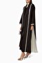 Stylish and Comfortable Crystal Detailed Abaya with Open Front Design for Modest Style Wear - 2