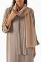 Comfortable and Elegant Design with Stylish Ring Detail Abaya in Calla Style - 4