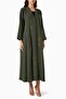 Stylish Embroidered Abaya Comfortable and Functional Design with Long Sleeves and Sheila Included