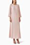 Rediscover Everyday Elegance and Comfort with This Slim Embroidered Abaya Set - 4