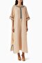Comfortable and Practical Elegance with a Stylish Embroidered Abaya and Dress Set for Modern Women - 5