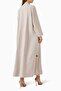 Capture Elegance with This Embroidered Five-Thread Evening Dress - 3