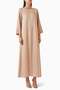 Embroidered Abaya Set That Combines Comfort and Elegance, Ideal for Everyday Wear and Special Occasions - 4