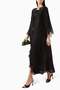 Open Front Abaya with Lace and Stone Embellishments Ideal Choice for Your Elegance - 2
