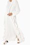 Capture Elegance with This Graceful Sequin Ruffle Abaya Two Piece Set - 7