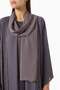 Capture Elegance with Our Comfortable Abaya Set - Perfect for Any Setting with Its Graceful Structure and Fine Beading - 5