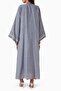 Stylish and Functional Embroidered Three Piece Abaya Set for Modern Women - 3