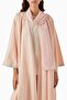 Three Piece Embroidered Abaya Set Combining Comfort and Elegance - 4