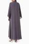 Capture Elegance with Our Comfortable Abaya Set - Perfect for Any Setting with Its Graceful Structure and Fine Beading - 3