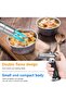 Windproof Torch Lighter Butane Refillable Gas Lighter Double Jet Flame Adjustable - 6
