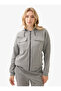 Women's Tracksuit Top 60588 - Gray Melange