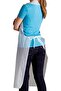 100 Pcs Large Size Disposable Plastic Aprons – Premium White HDPE Apron - 7
