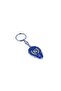 Police Colorful Emblem Cast Metal Reversible Embossed Keychain - 2