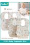 40pcs Baby Disposable Travel Bibs for Girls and Boys with Individual Package - Soft, Leak Proof & Co