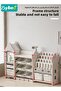 Children Deluxe Storage Organizer Set - Kids Bookshelf With Multi-Layer Toy Storage Rack, Storage Drawers, Drawing Board, Multi Boxes, PP Material With Large Capacity - 5