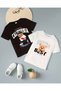 Teddy Bear Printed 2-Piece T-Shirt Set for Kids