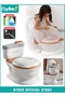 Baby Potty Training Seat, Kid Size Potty, Realistic Potty Training Toilet with Lid Back, Babies Toilets with a Brush and 100pcs Clean Bag, for Toddlers Infants Kids Boys Girls, Easy to Empty and Clean