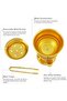 Premium Metal Frankincense Resin Incense Burner, Incense Censer, Portable Bakhoor Burner, C - 4
