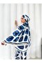 Patterned Shawl 32-502 Std Blue