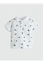 Lcw Kids White Polo Neck Printed Boys T-Shirt - 2