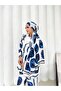Patterned Shawl 32-502 Std Blue - 2