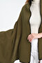 Stylish Plain Stitched Tassel Knitwear Shoulder Shawl, Stylish and Comfortable Poncho Model, Women's Shoulder Shawl - 4