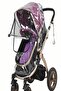 Luxury Zippered Baby Stroller Rain Cover [Compatible with All Baby Strollers]