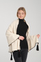 Stylish Plain Stitched Tassel Knitwear Shoulder Shawl, Stylish and Comfortable Poncho Model, Women's Shoulder Shawl