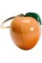 Chic French Acrylic Mini Peach Clutch – Elegant Crossbody Bag with Gold Ring Handle - 2