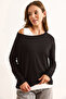 Women's Black and White Boat Neck Blouse Tank Top 2 Pack Blz-19003087 - 3