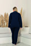 Women's 100% Organic Cotton Pajama Set with Shirt Collar, Buttoned Long Sleeves and Natural Oversized Fit - 6