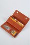 Milano Genuine Leather Women's Card Holder and Wallet with Gold Detail - 5