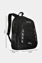 Special Fabric Casual and School Backpack with Water Bottle Holder - 5