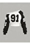 Children's 91 Star Printed Raglan Sleeve Boat Neck Sweatshirt - 3