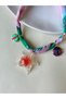 Steel Scarf Necklace with Starfish and Oyster Detail - 2