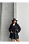 Women's Drawstring Waist Short Trench Coat Zyn-58807 - 3