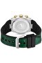 DT006 Chronograph Watch - 43.5MM Multi-Layered Dial, Green Leather Strap - 3