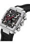 DT008 Chronograph Watch – Black Dial, Screw-Detail Case, Multi-Layered Design, 40mm Silicon - 2
