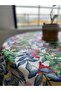 Round Watercolor Printed Tablecloth - 3