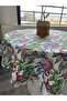 Round Watercolor Printed Tablecloth - 2