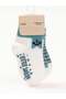 Baby Boy Cotton Patterned 2-Piece Sock Set - 3