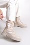 Mylriara Women's Boots 001207 Beige Patent Leather