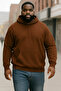 3 Yarn Combed Cotton Unisex Hooded Oversized Sweatshirt