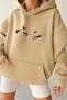 3-Ply Combed Cotton Hand-Finger Unisex Hooded Sweatshirt