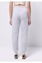 Regular Fit Mid Waist Straight Women's Gray Sweatpants - 2