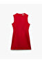 Round Neck A-Line Sleeveless Mini Red Women's Dress 6Wak80006Uw - 3