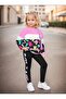 Girl's 2-Piece Set with Text Pattern