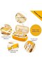 Kawaii Special Colorful Double Layer Canvas Pencil Case Pastel Tone Large Capacity Pen Holder - 7